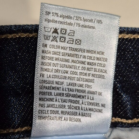 American Eagle Super High-rise Ankle Straight Leg Jeans Size 12 - Picture 14 of 15